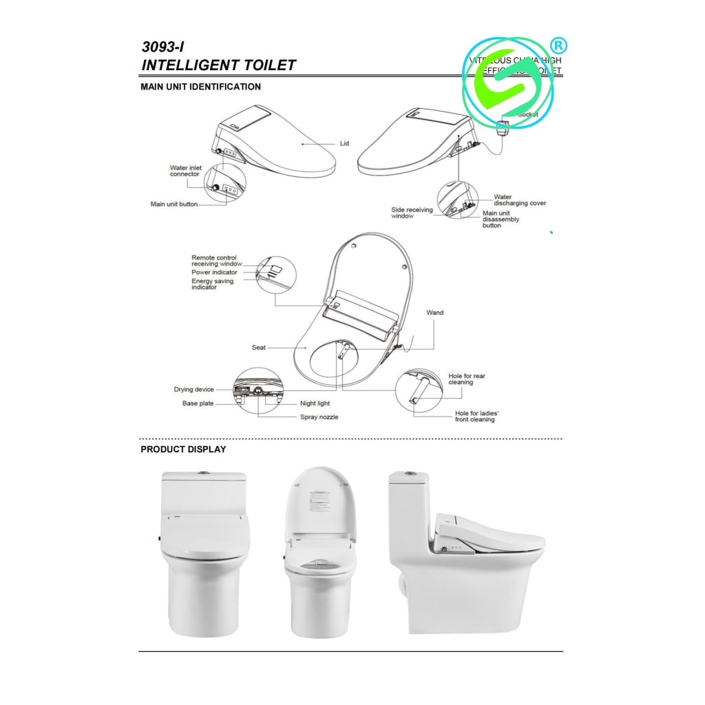 3093-I Intelligent Toilet