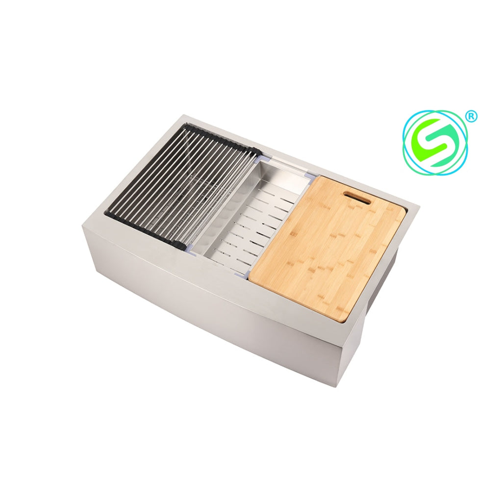 Farmhouse Apron Sink Wap3322S-Rd