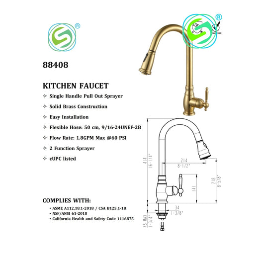 Kitchen Faucet 88408