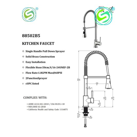 Kitchen Faucet 88502B5